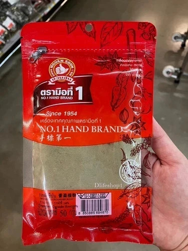 3 x Ground Coriander Root Powder No.1 Hand Brand Thai 50g