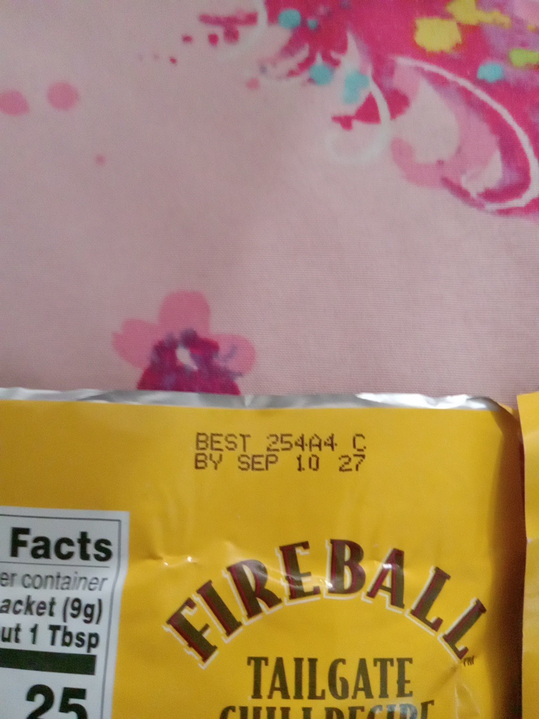 Fireball Sweet Heat Chili Seasoning Mix Lot of 2 Packets Whiskey Flavored New