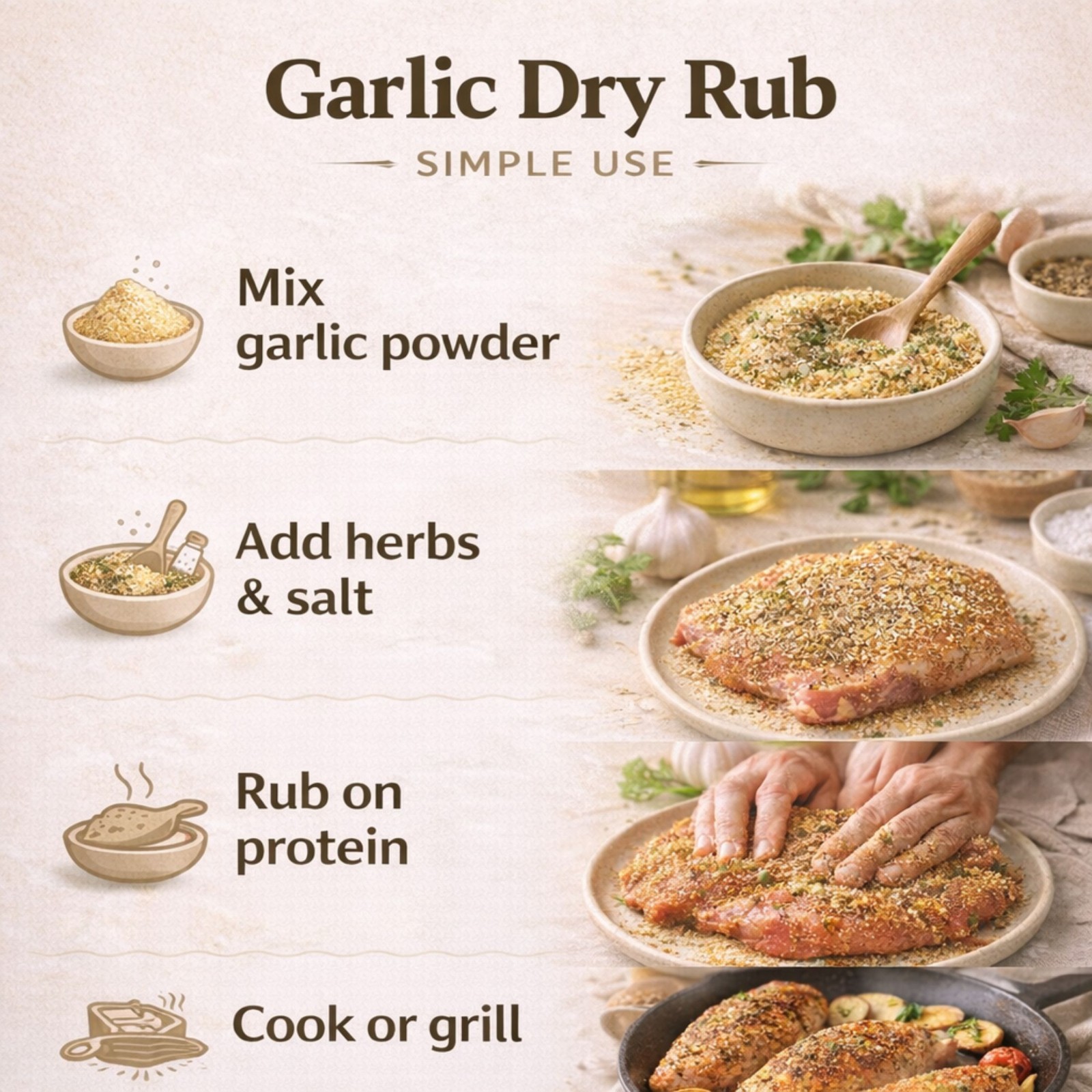 Spicy Pantry Garlic Granules | Coarse Ground Garlic | Bold Flavor Spice – 12 oz