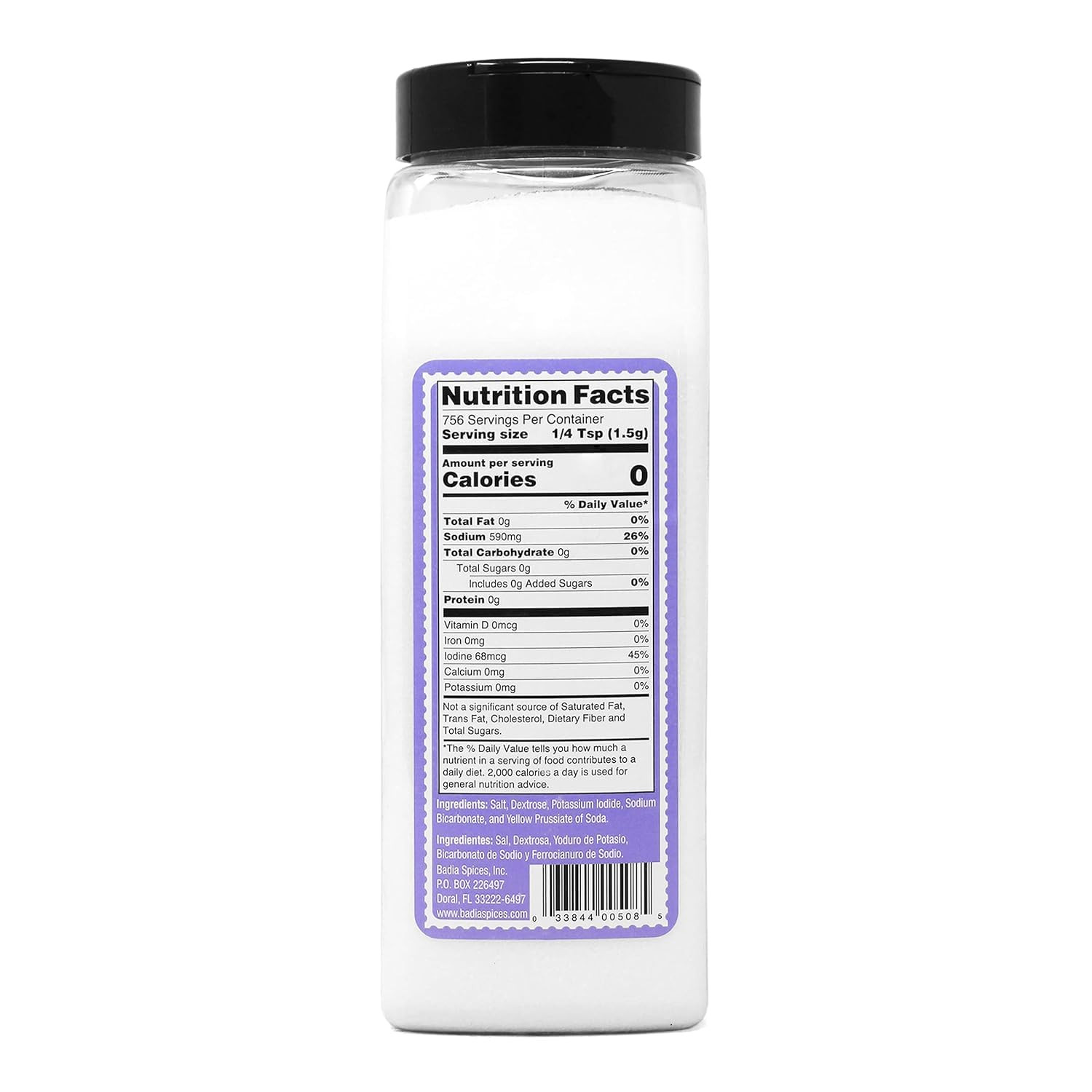 Iodized Salt, 40 Oz – Essential Kitchen Salt for Cooking, Baking, and Everyday S