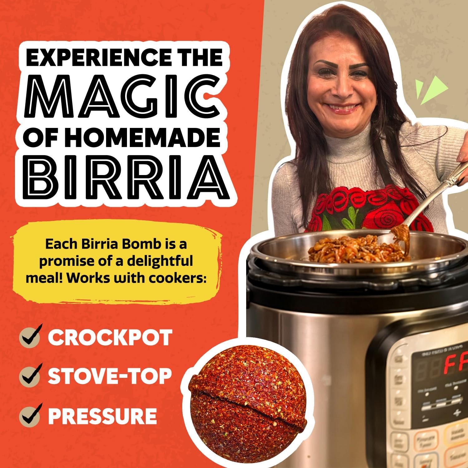 EZ Bombs Birria Bomb Seasoning, Pack of 2 – Authentic 4.8 Ounce (Pack 1)