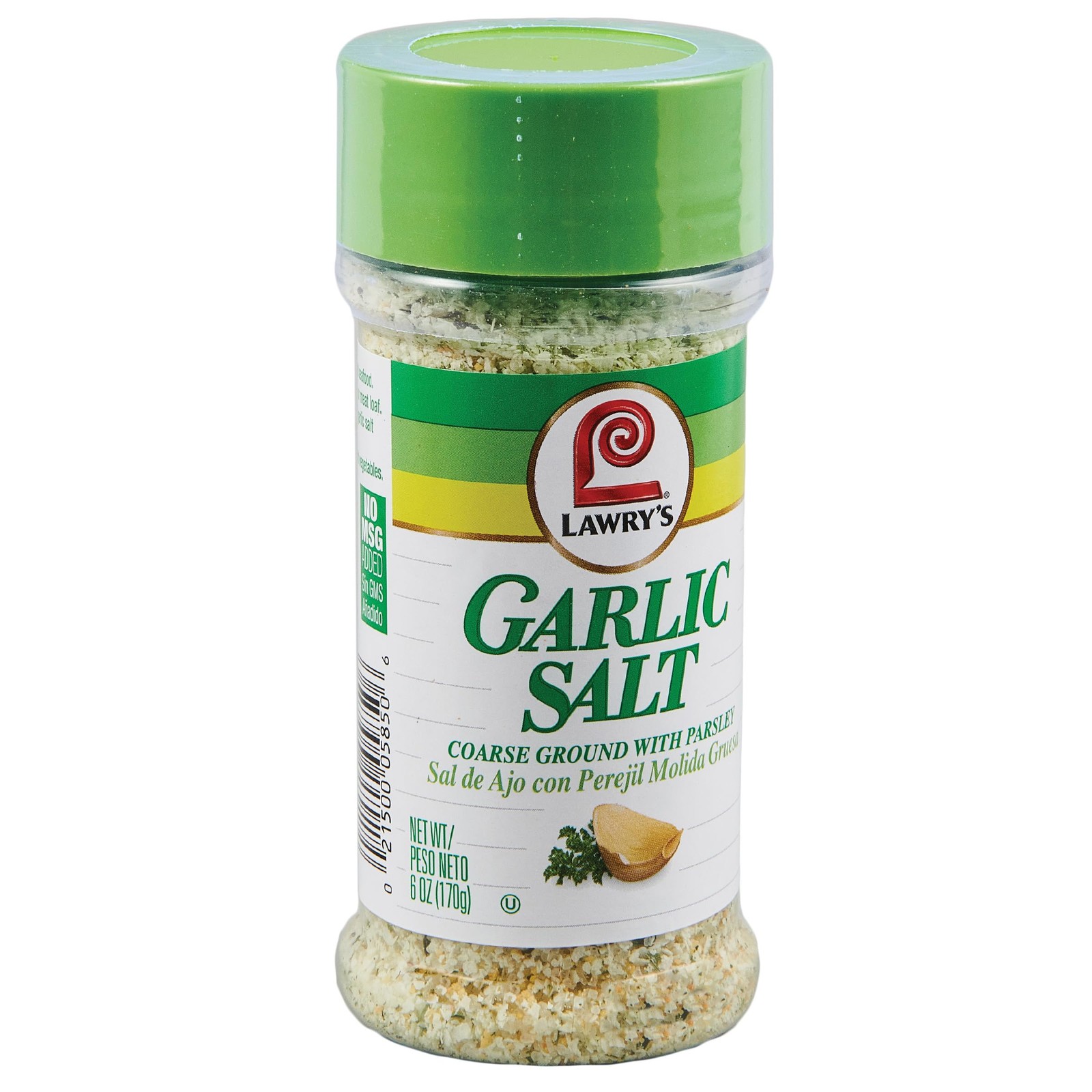 Lawry’s Coarse Ground with Parsley Garlic Salt, 6 oz 6 Ounce (Pack of 1)