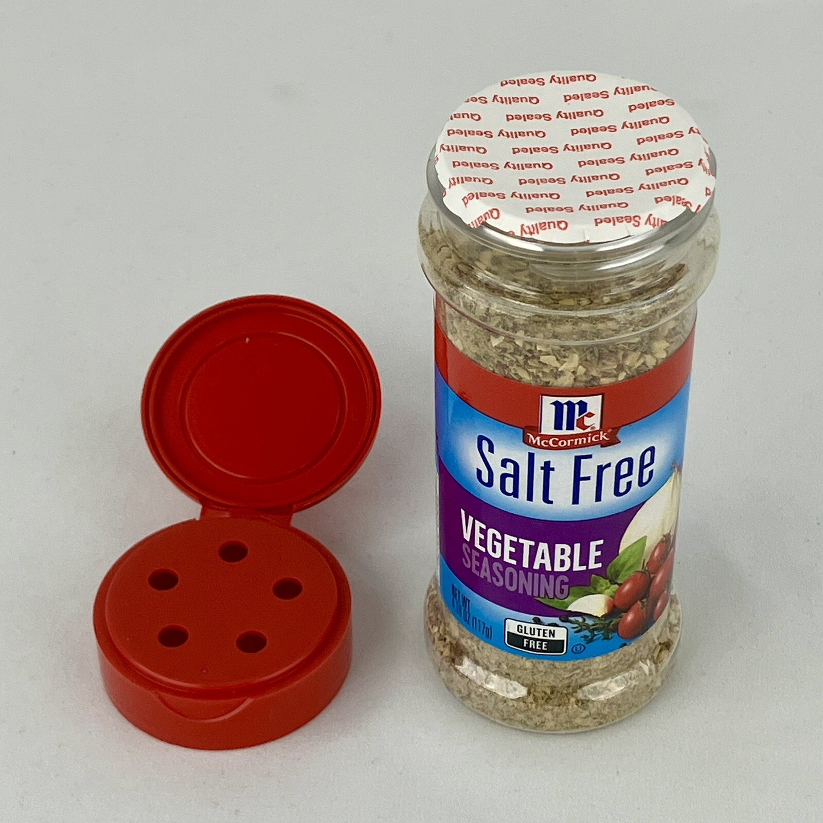 McCormick SALT FREE VEGETABLE SEASONING 4.16 OZ Bottle Gluten Free