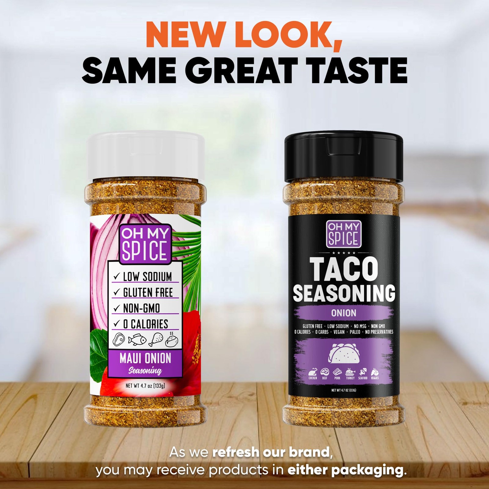 Taco Seasoning Mix Onion Powder – Gluten Free & Low 5 Ounce (Pack of 1)
