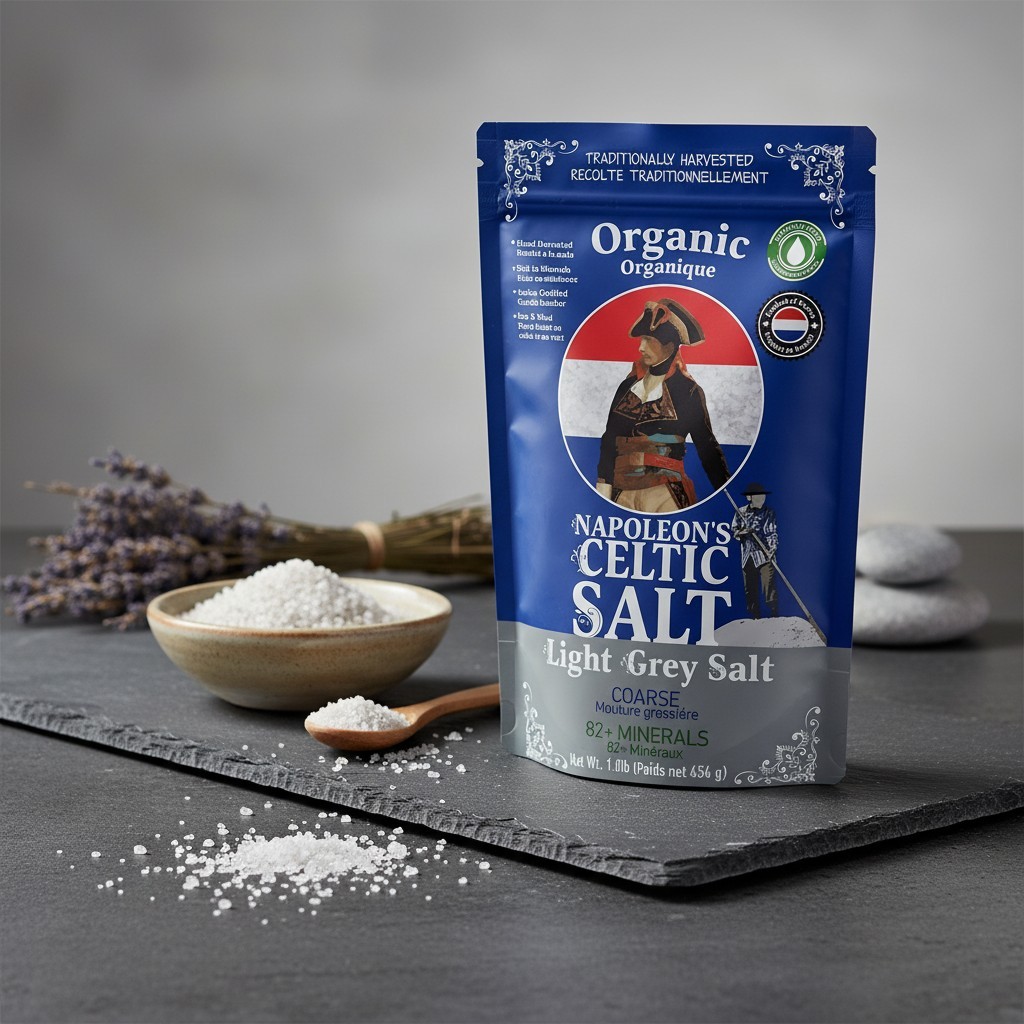 Celtic Organic 82 Minerals Sea Salt Coarse 1.0Lb Resealable Bag