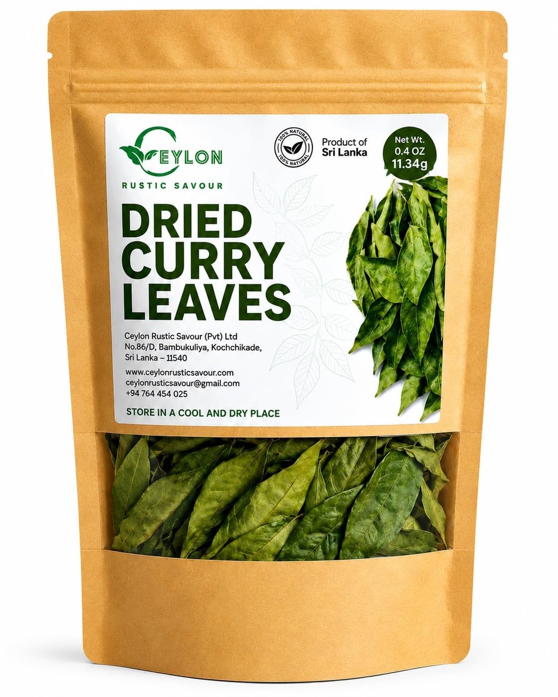Dried Curry Leaves 0.4 Oz (11.34g) premium grade air fresh leaf whole |…