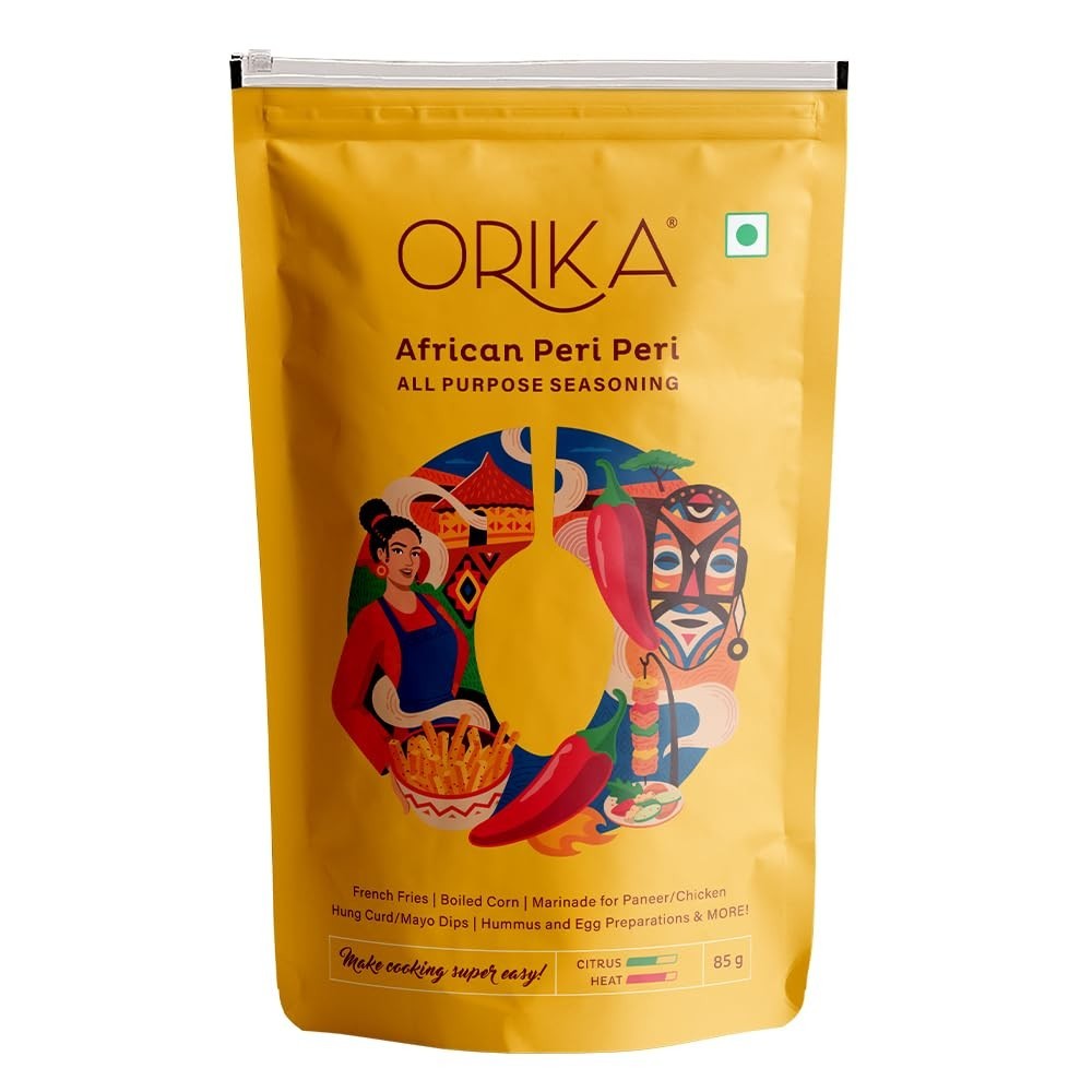 Orika African Peri Peri Masala Powder 85g | Spicy & Flavorful Piri Piri All Pupo