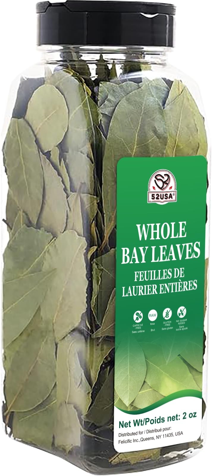 Dried Bay Leaves 2 oz Whole All Natural Gluten Free for Cooking