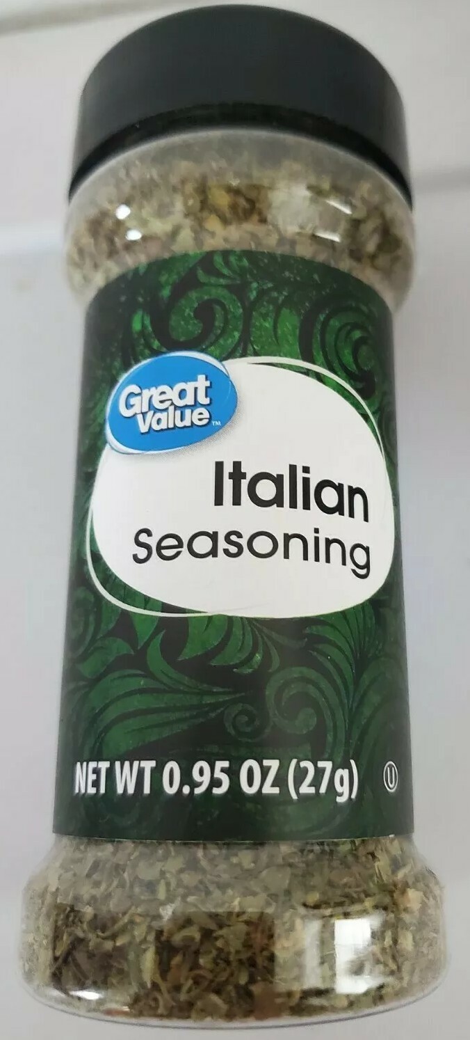 Great Value 4varieties onion,garlic,(powder) parsley Flakes, Italian Seasoning