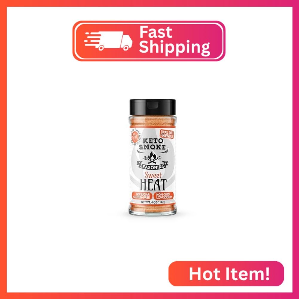 Keto Smoke Sweet Heat – All Purpose Sweet and Spicy Seasoning, 4 oz Bottle | Die