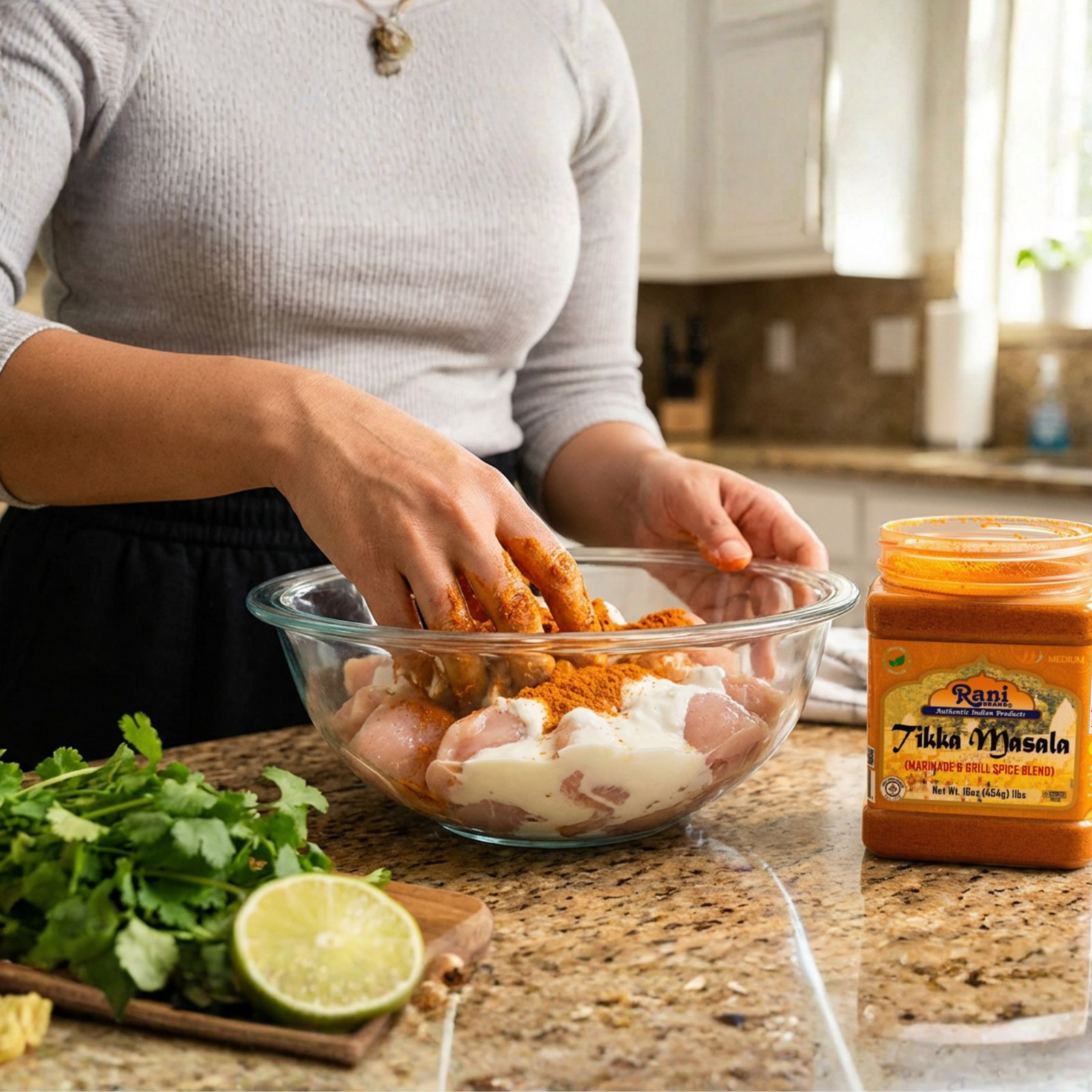 Rani Tikka Masala Indian 7-Spice Blend 16oz (454g) PET Jar