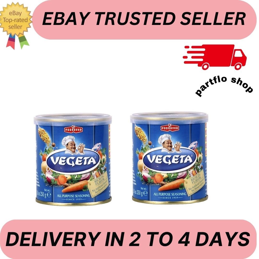 Vegeta All Purpose Seasoning Mix, Can 8.8 oz (250 g) Pack of 2