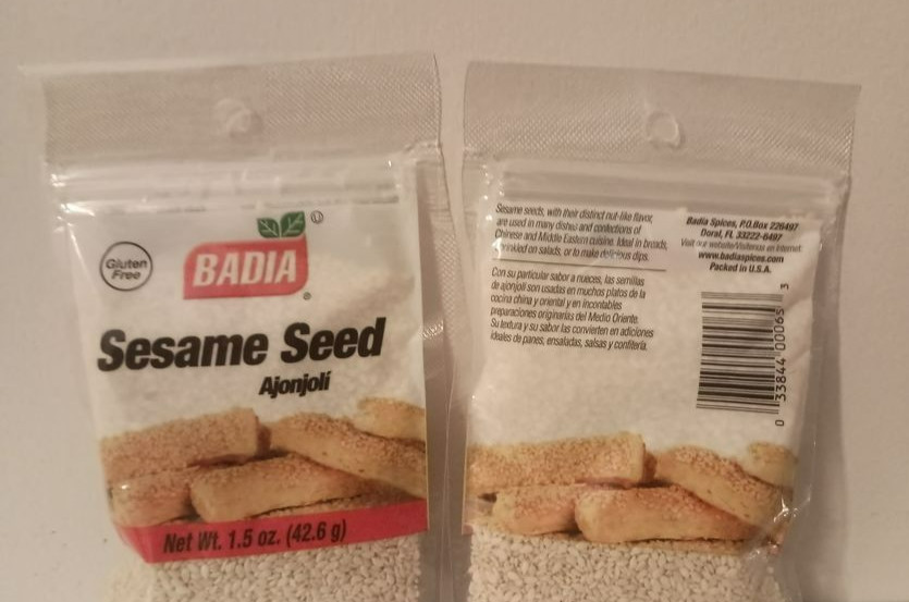 Badia® Sesame Seed Ajonjoli 1.5oz (2 Pack) Gluten Free No MSG & Kosher