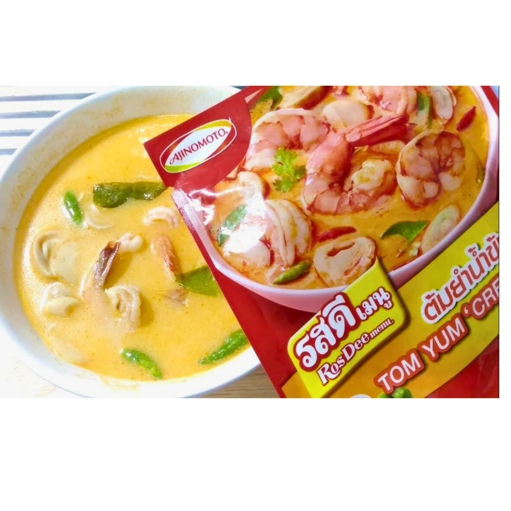 6x Thai Tom Yum Soup Vegetable Kit Dried Herbs x3 + Creamy Tom Yum Seasoning x3