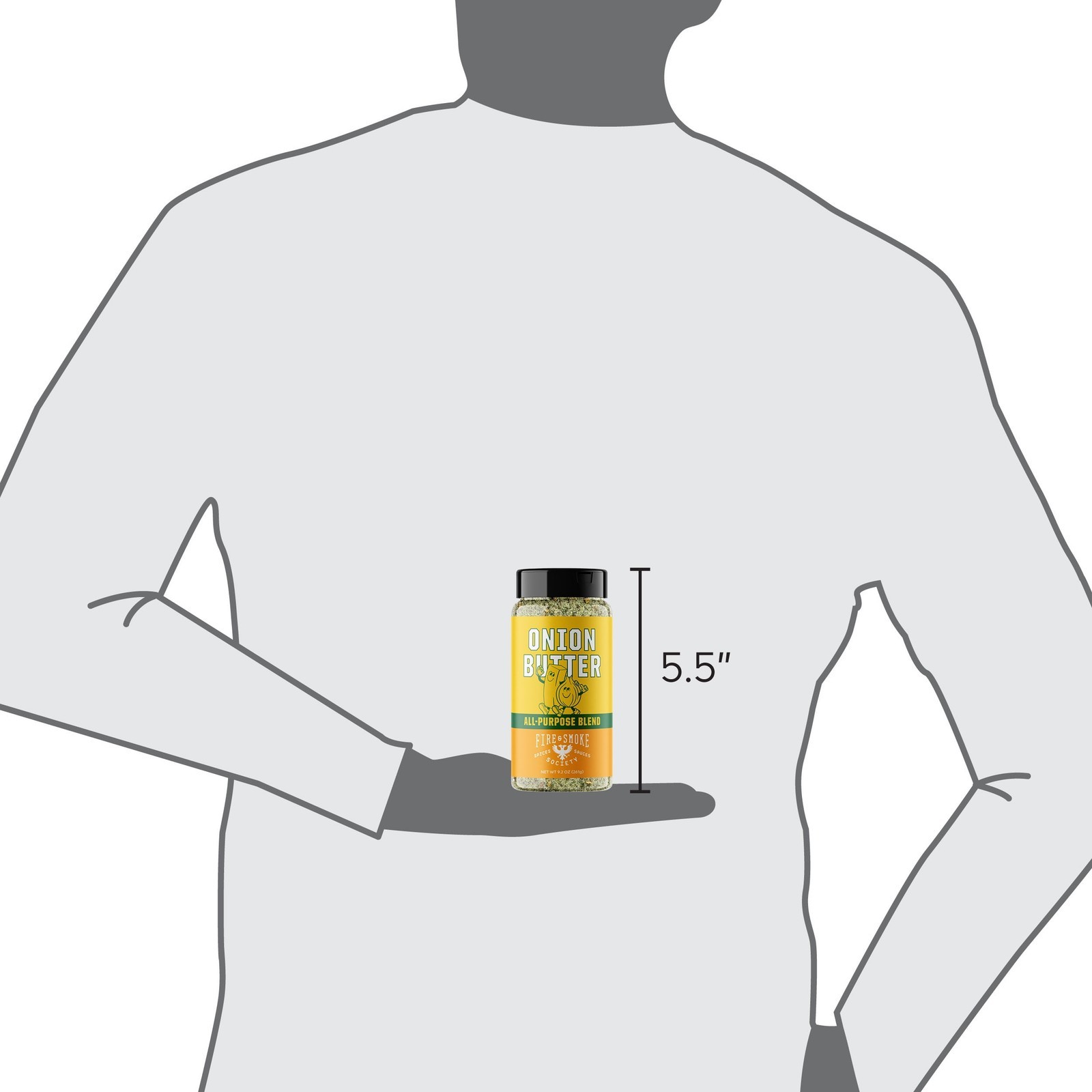 Onion Butter All Purpose Seasoning Blend BBQ Rub 9.2Oz Mixed Spices & Seasonings