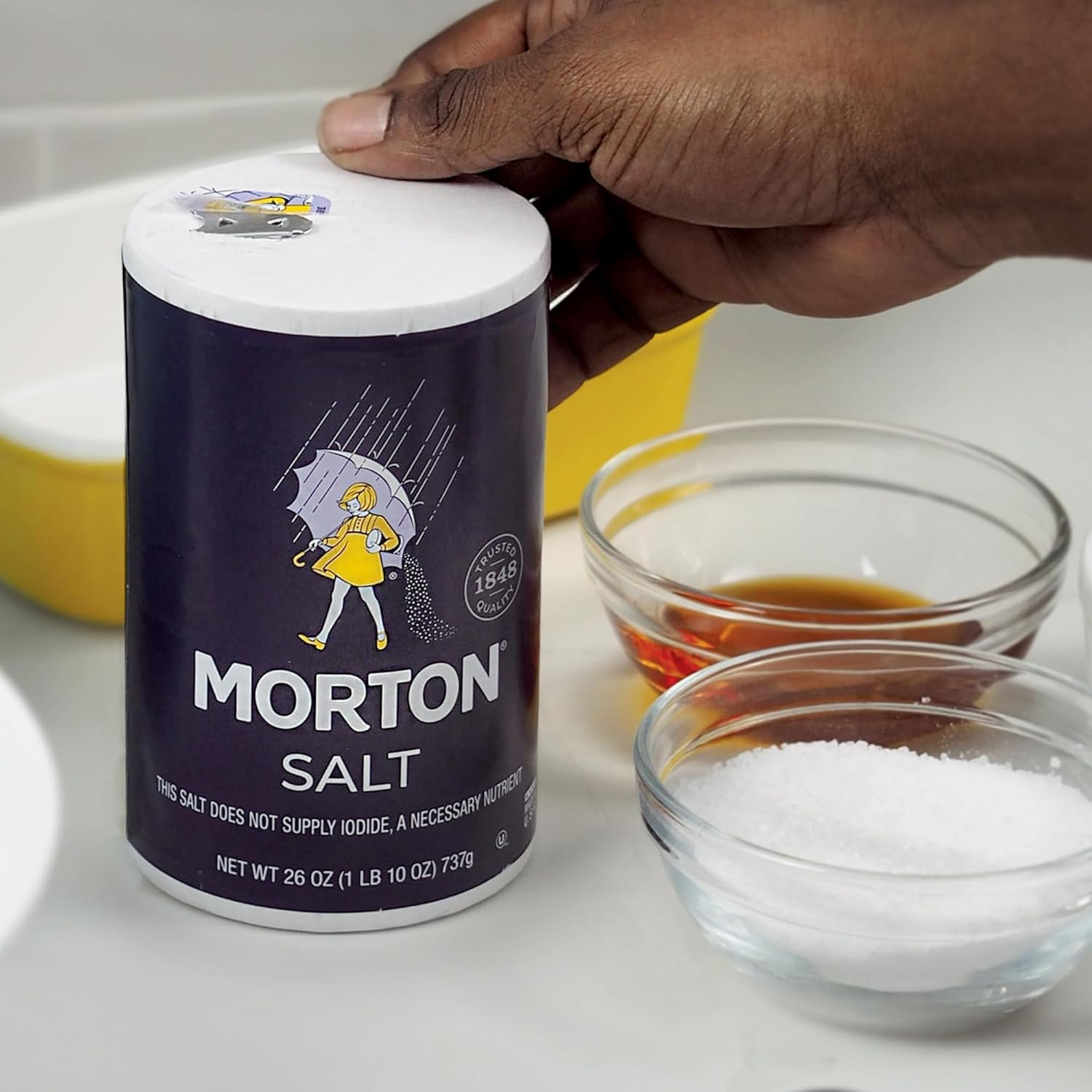 Plain Salt, (26 Oz), 2-Pack – All-Purpose, Non-Iodized Salt, Perfect for Cooking