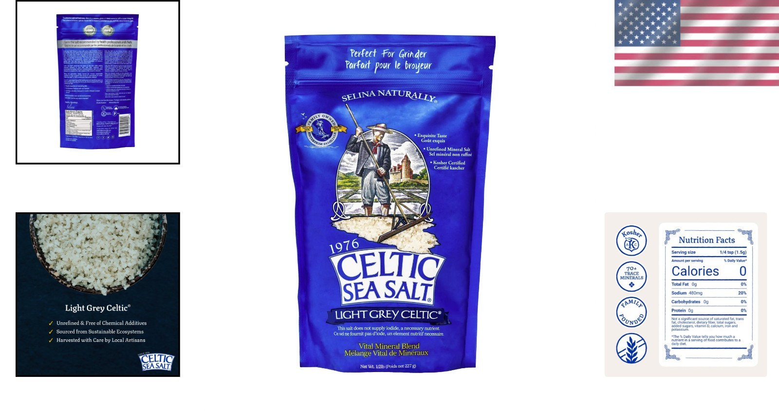 Light Grey Celtic Sea Salt, 8 oz – Versatile Universal Cuisine