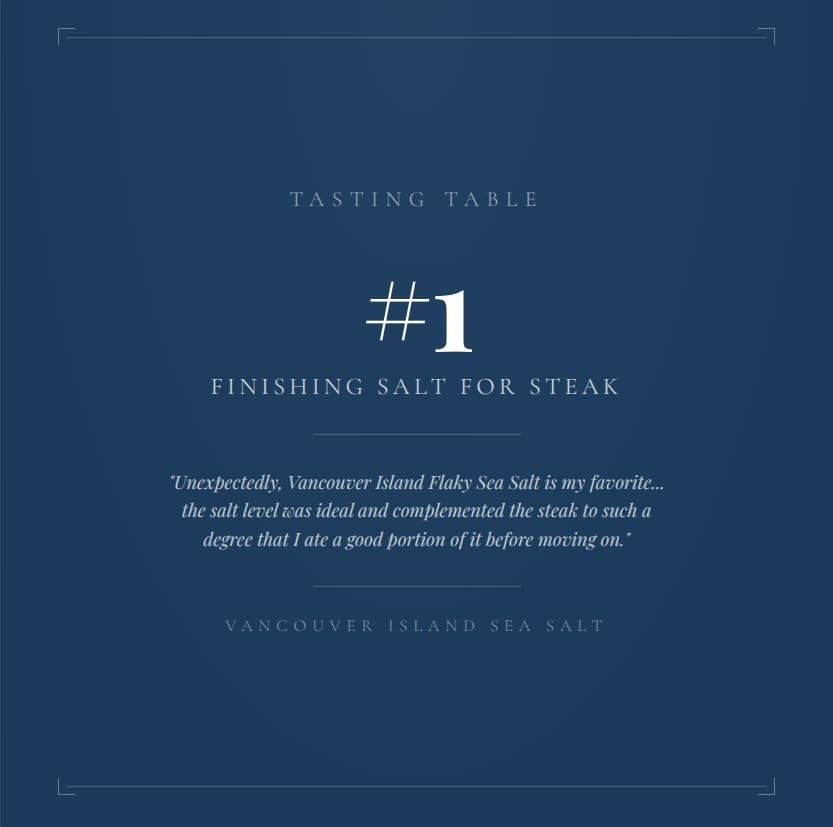 Sea Salt | Premium Flaky Finishing Salt 8.8oz | Hand-Harvested Canadian Pyramid