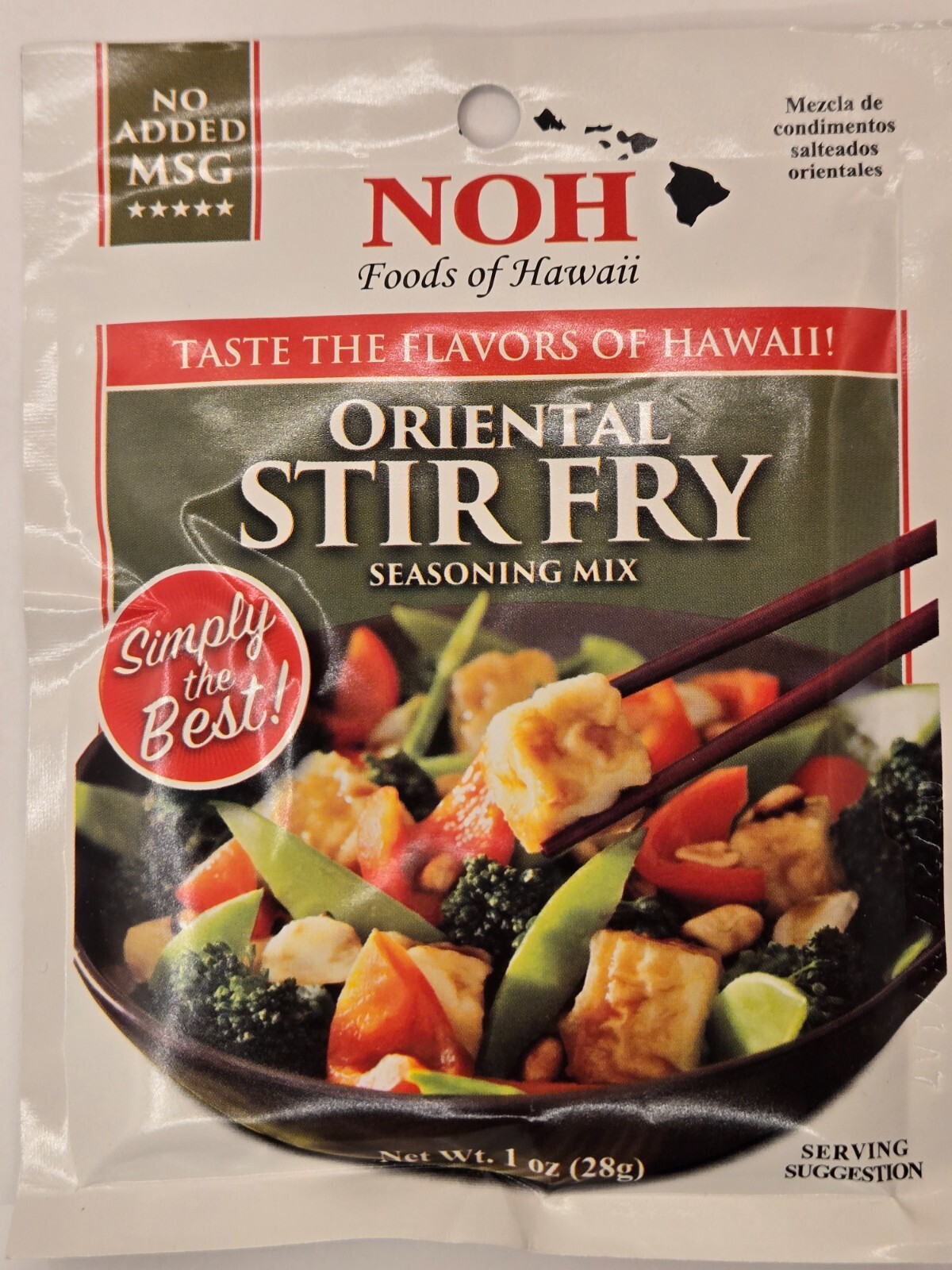 NOH Oriental Stir Fry Seasoning Mix 1oz(28g)