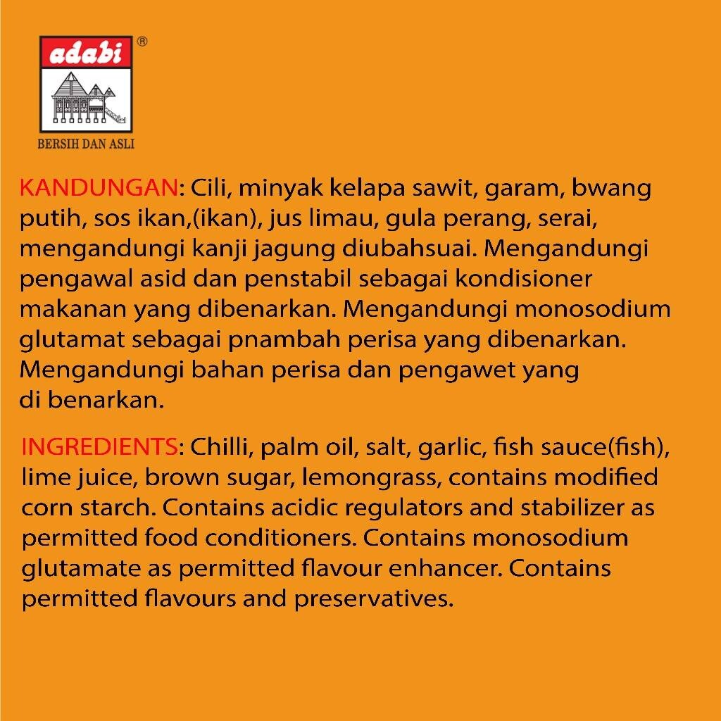 ADABI Steamboat Oden Paste Tom Yam 120g