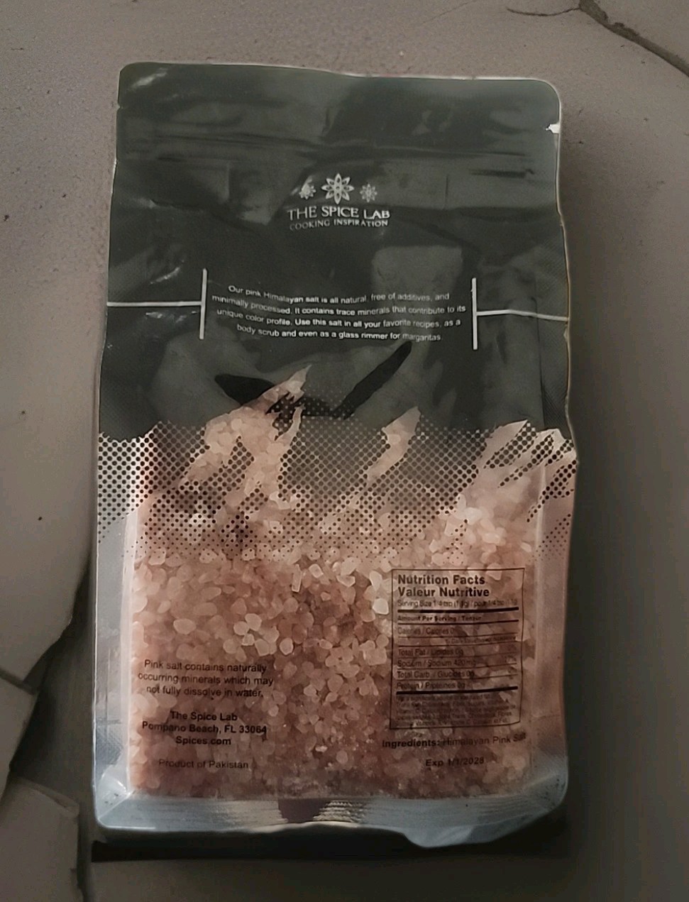 The Spice Lab Himalayan Salt – Coarse 2.2 Lb / 1 Kilo – Pink Himalayan Salt Is N