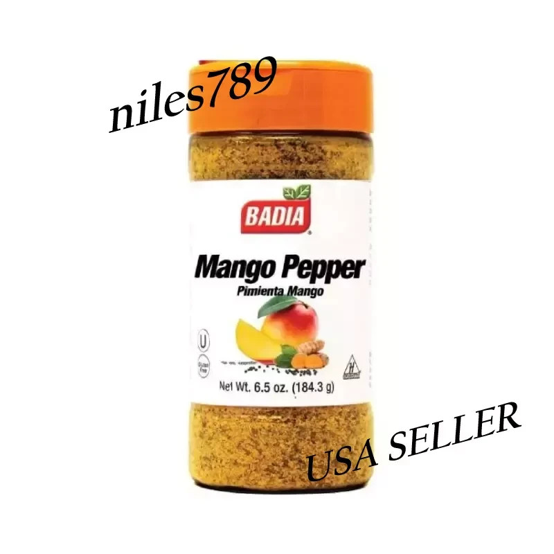 Badia 🥭 Mango Pepper Seasoning 6.5 oz Sweet & Zesty Pepper