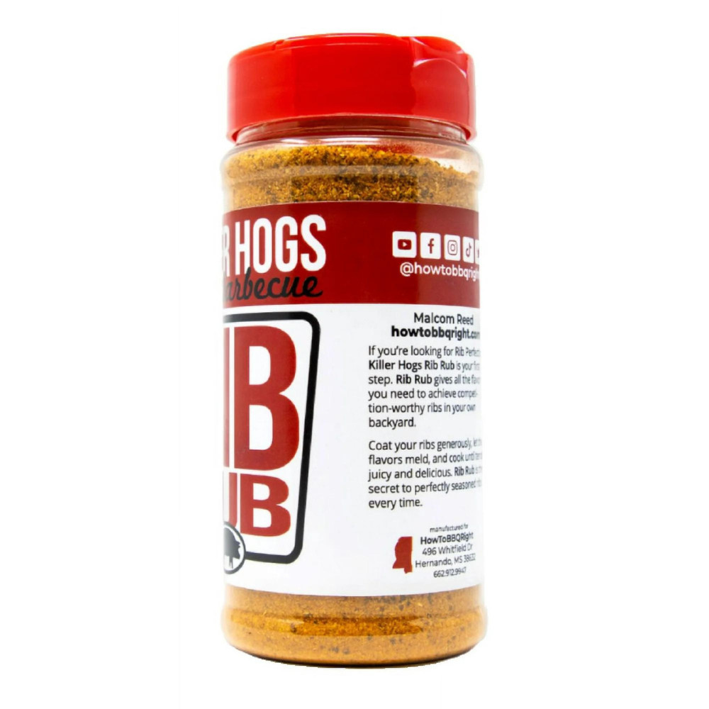Killer Hogs Rib Rub 12oz Herbs Spices Seasonings Herbs Spices Single.