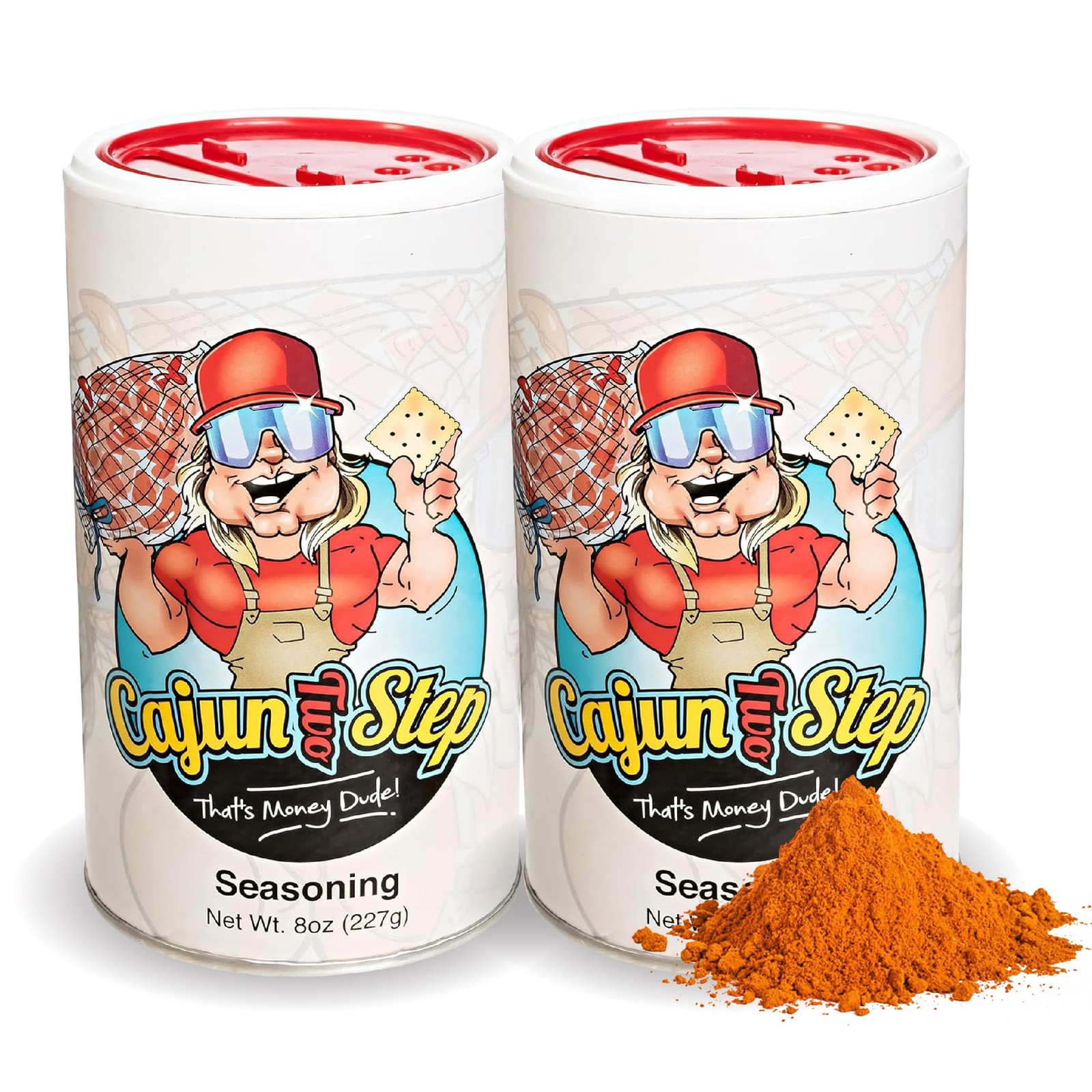 Cajun Two Step Seasoning by StaleKracker – 2 pck, 8 Ounce (Pack of 2)