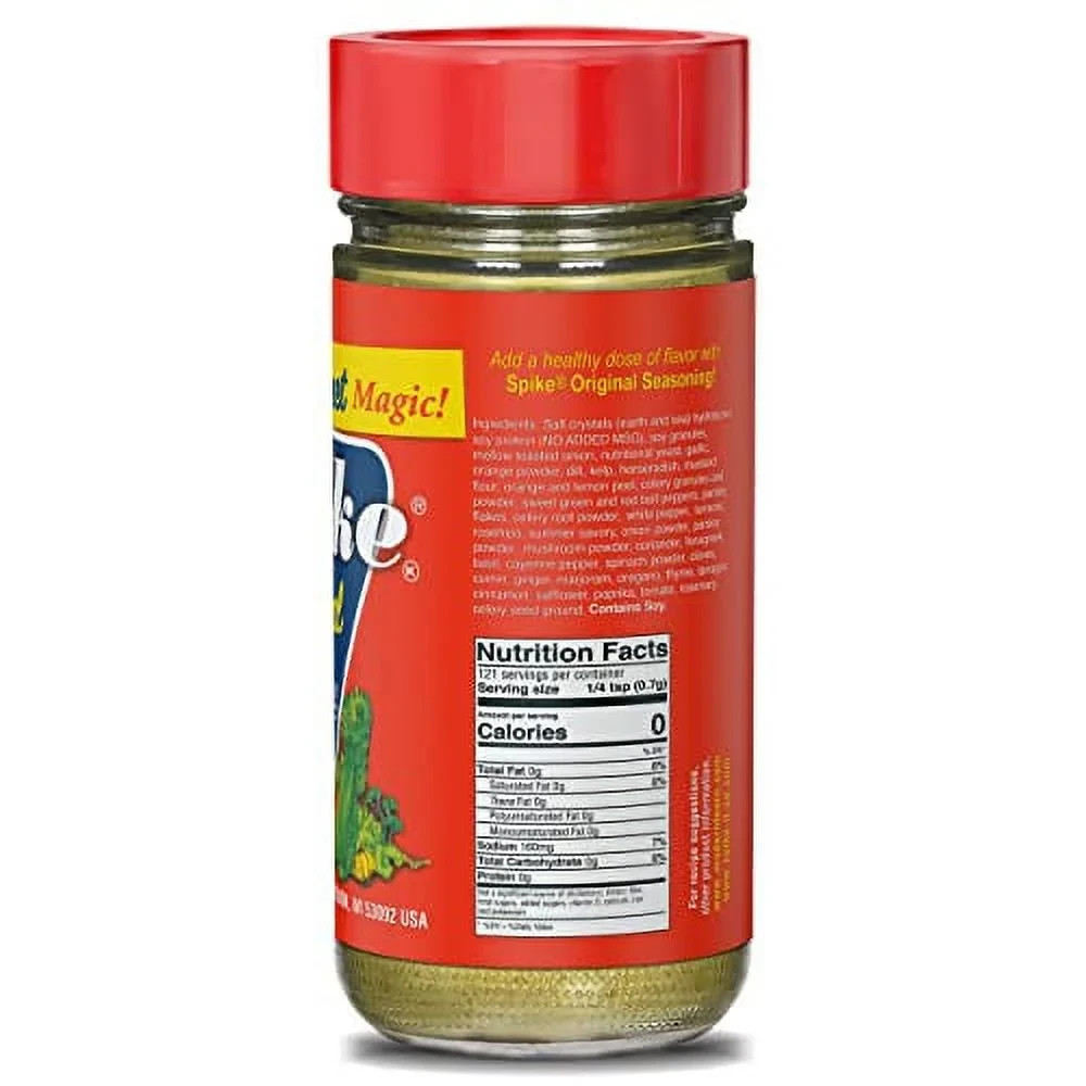 Spike Original All-Purpose Seasoning, All Natural, Low Sodium ( PACK OF 1 )