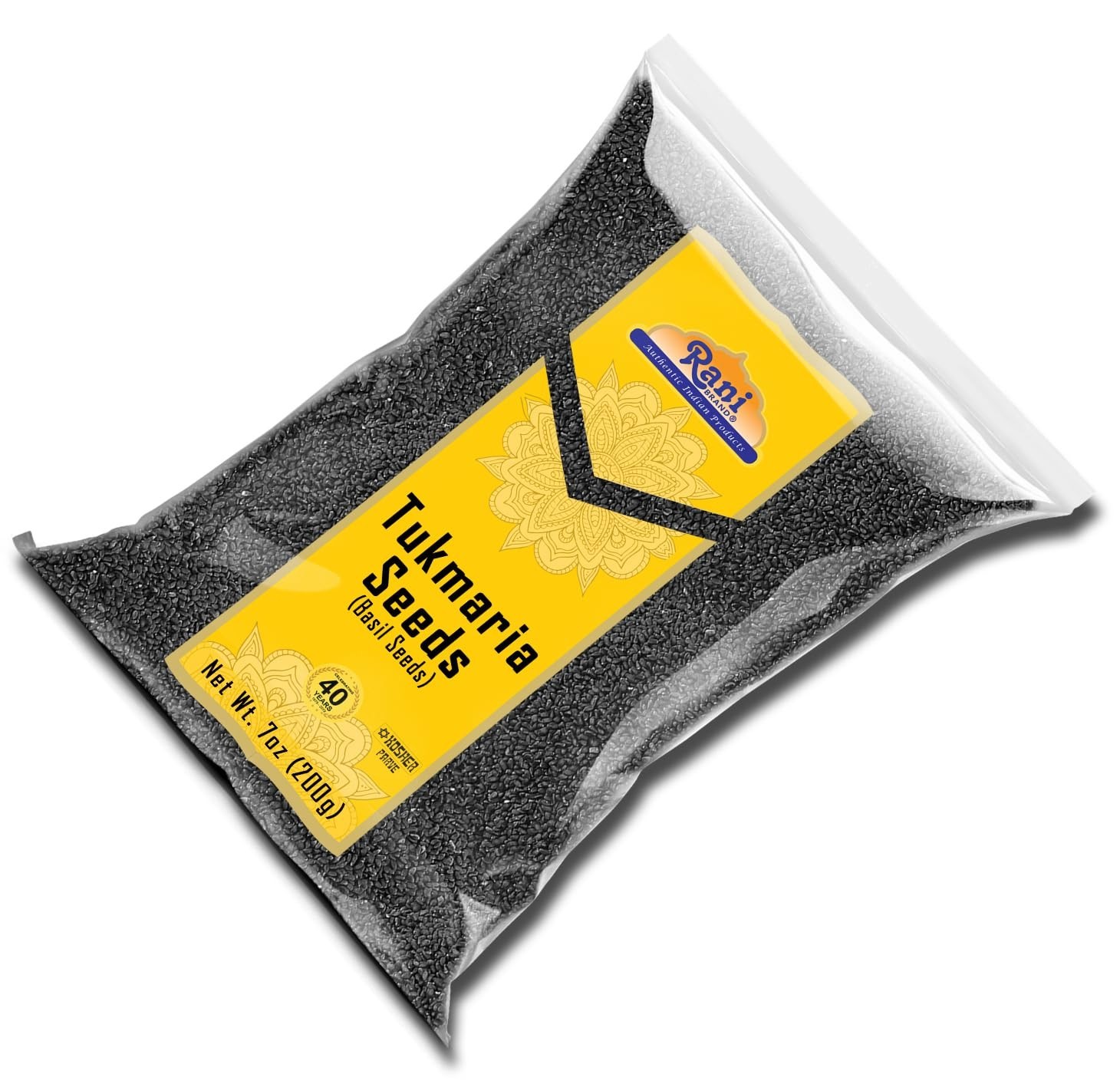 Semillas De Albahaca Santa 7 Oz (200 G) Utilizadas Para El Postre Falooda Sabja