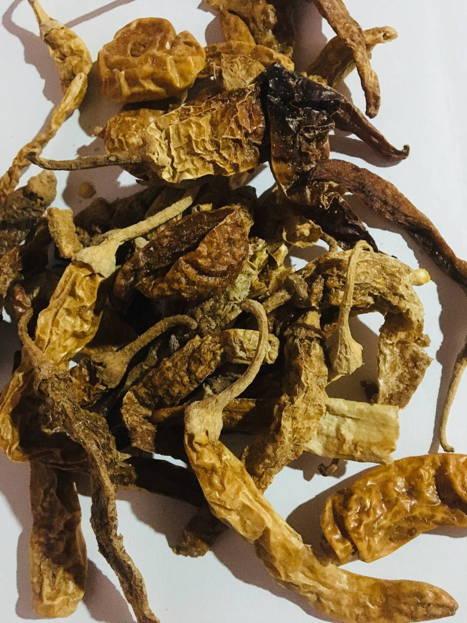 Naga bhut sri Lankan dried pods 20g-100g chilli ghost extremely spicy tasty woow