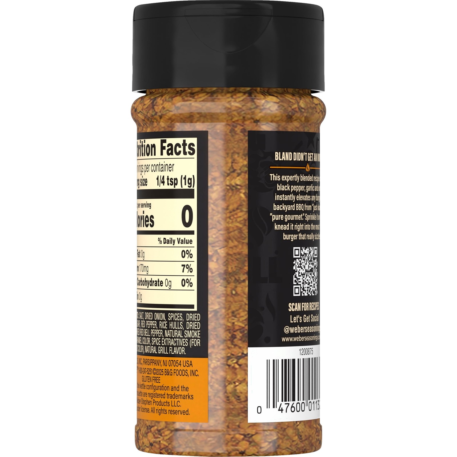 (6 pack) Weber Gourmet Burger Seasoning, 5.75 oz