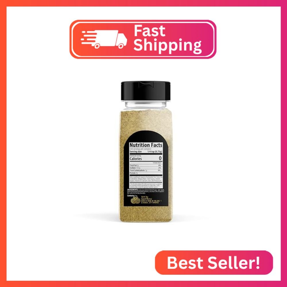 GranAroma Garlic Pepper, 14.4 oz, Seasoning Blend, Soups & Sauces, Aromatic