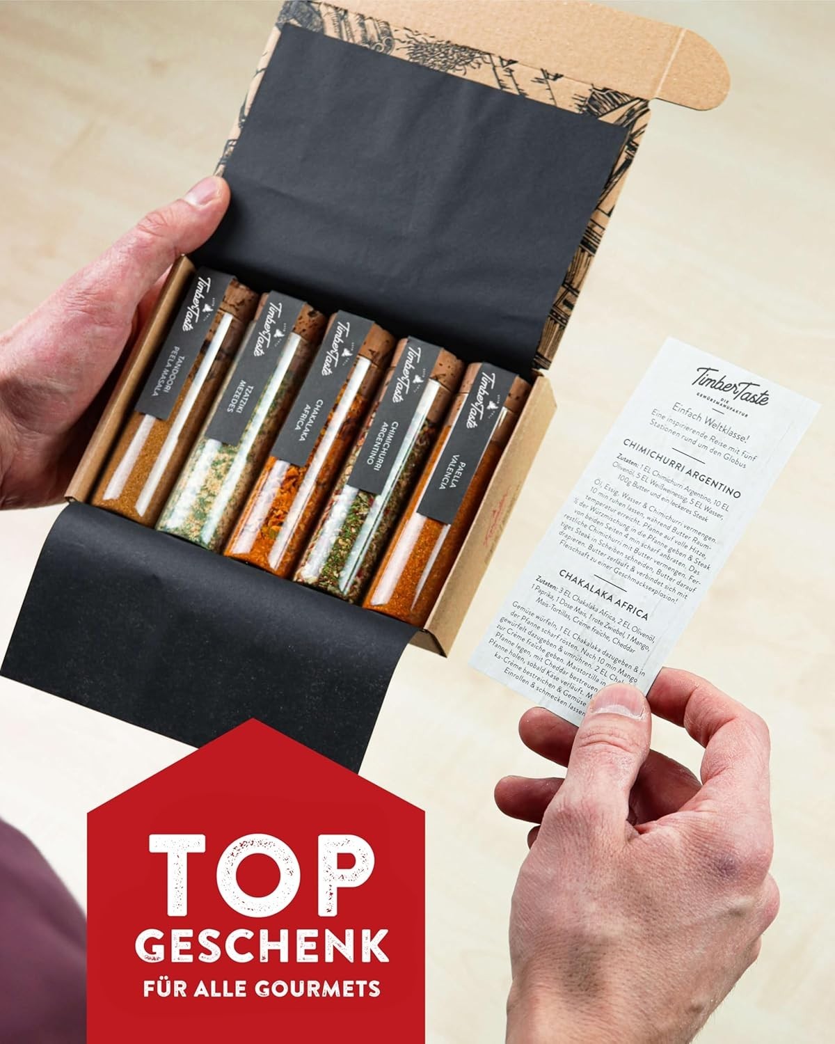 Elegant Spice Collection Gift Set – 5 Unique Blends for Flavor Enthusiasts