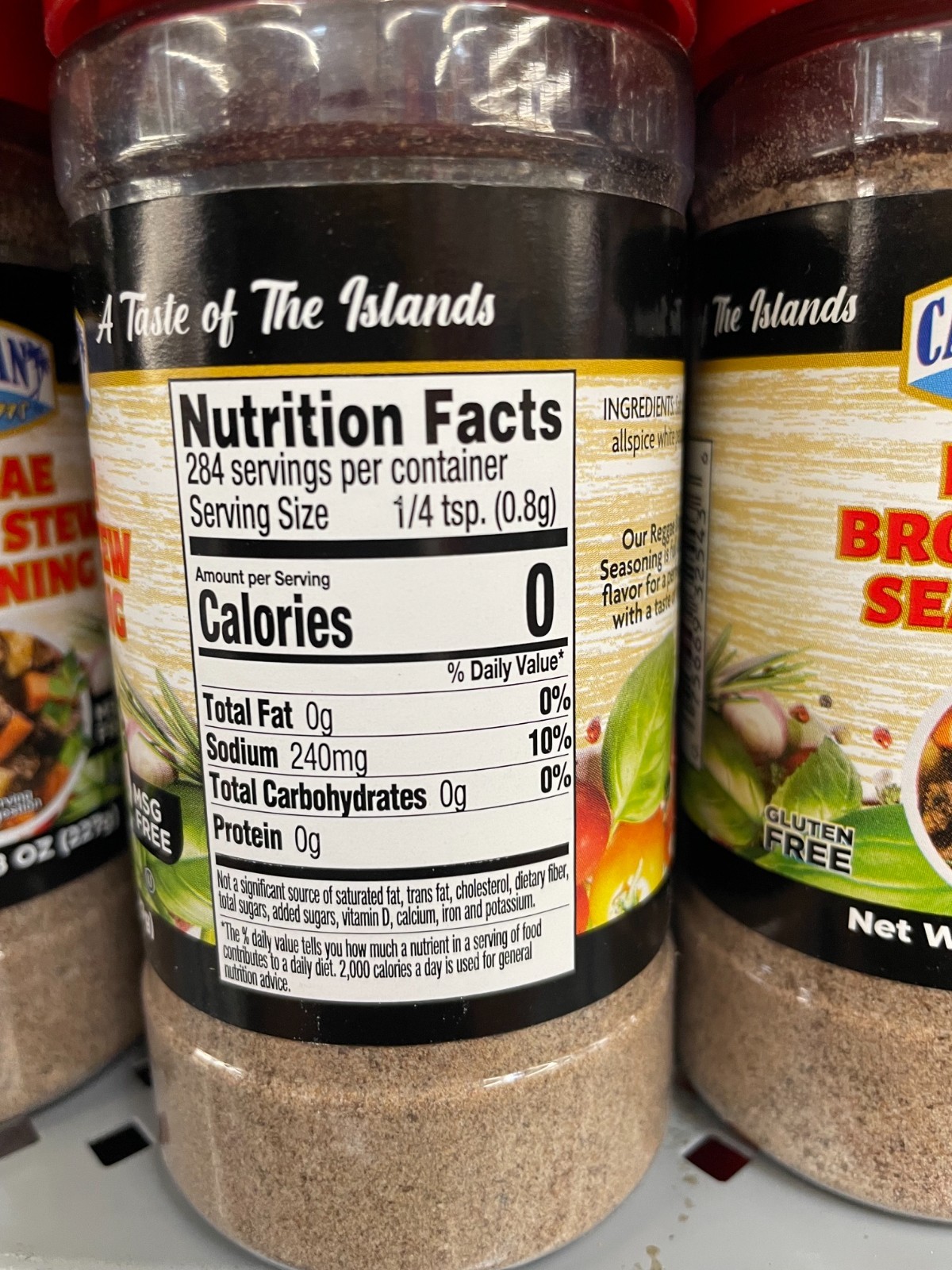 3 Pack Caribbean Rhythms Reggae Brown Stew Seasoning 8 oz Jamaican Spice Blend