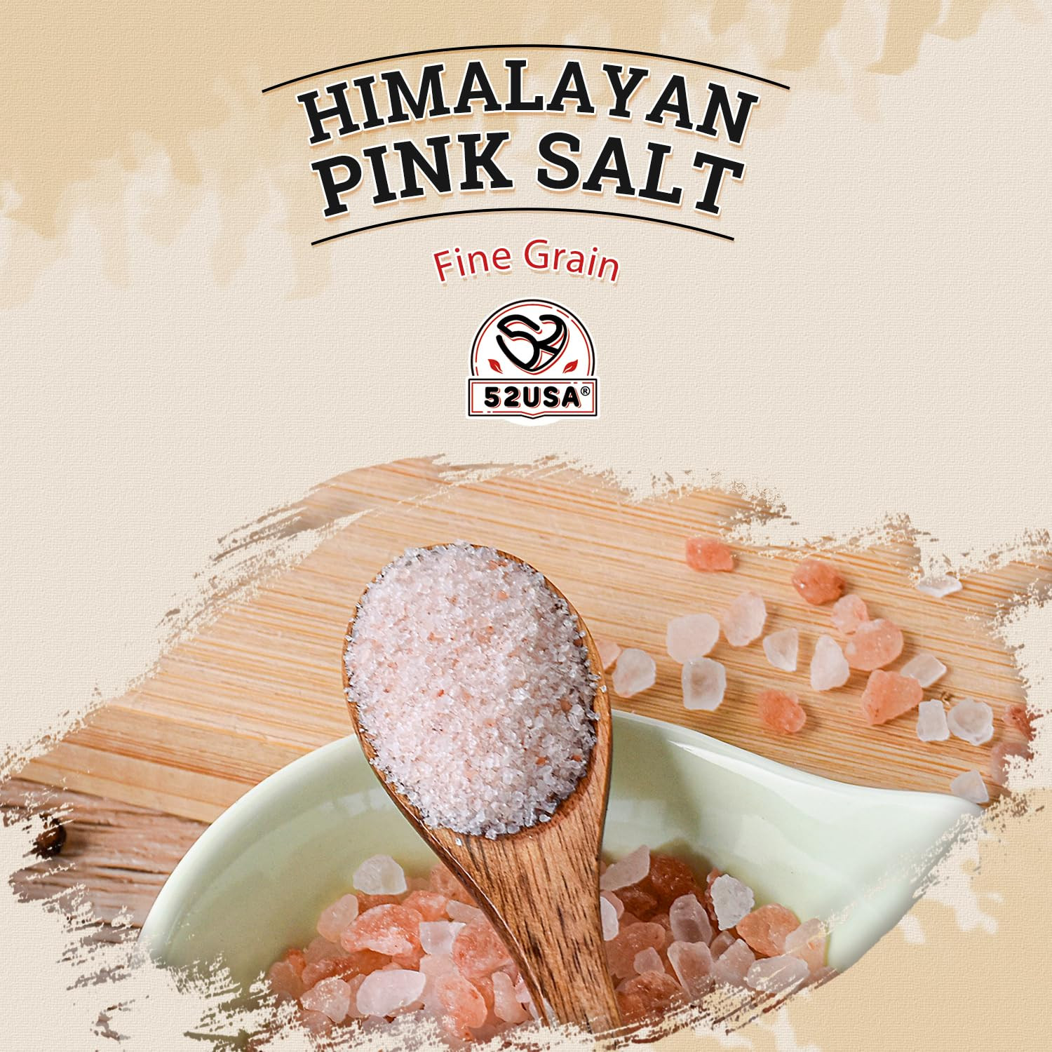 Himalayan Pink Salt Fine, Fine Ground Table and Cooking Salt, 80oz (5 Pound),…
