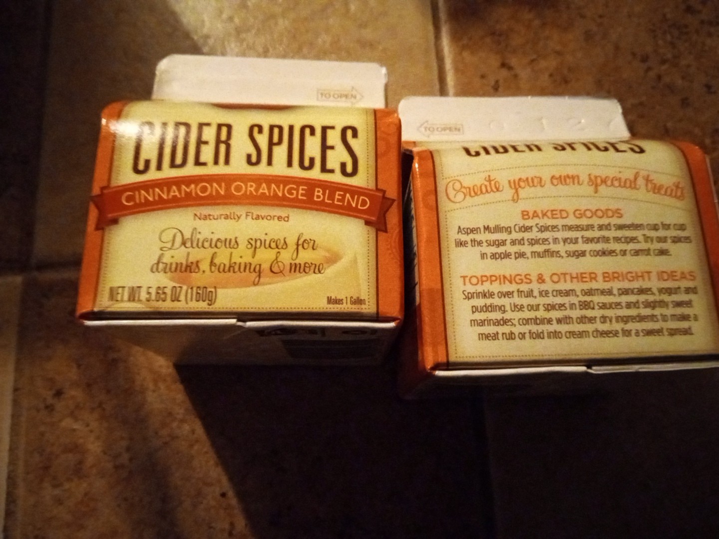 Cider Spices – 2 Pack of 5.65 oz Cartons