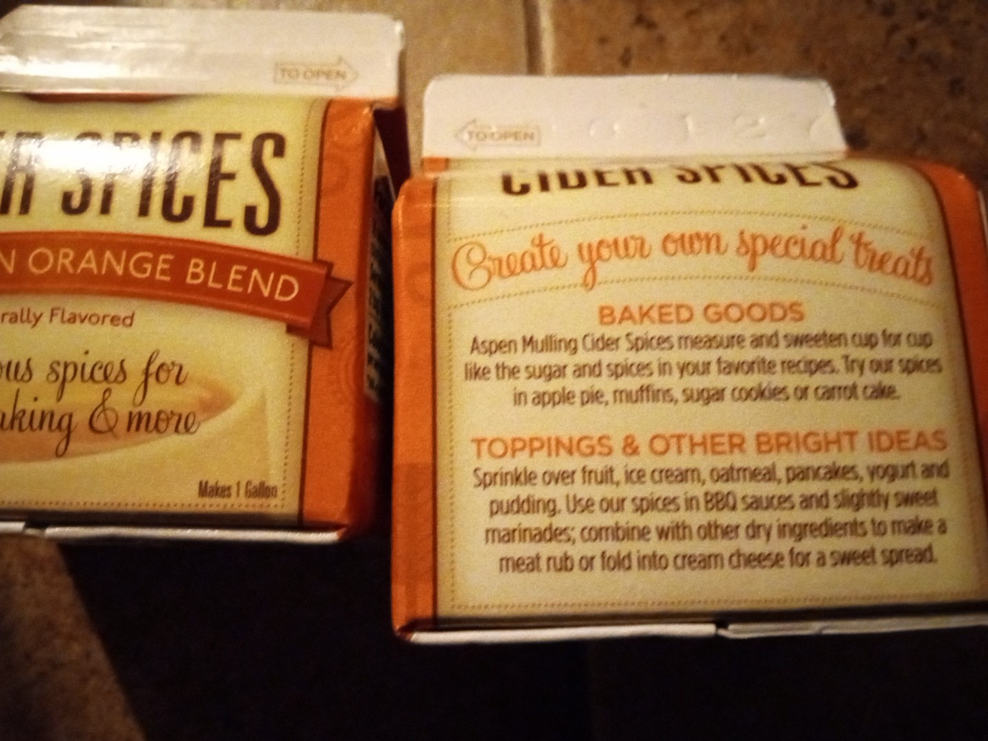 Cider Spices – 2 Pack of 5.65 oz Cartons