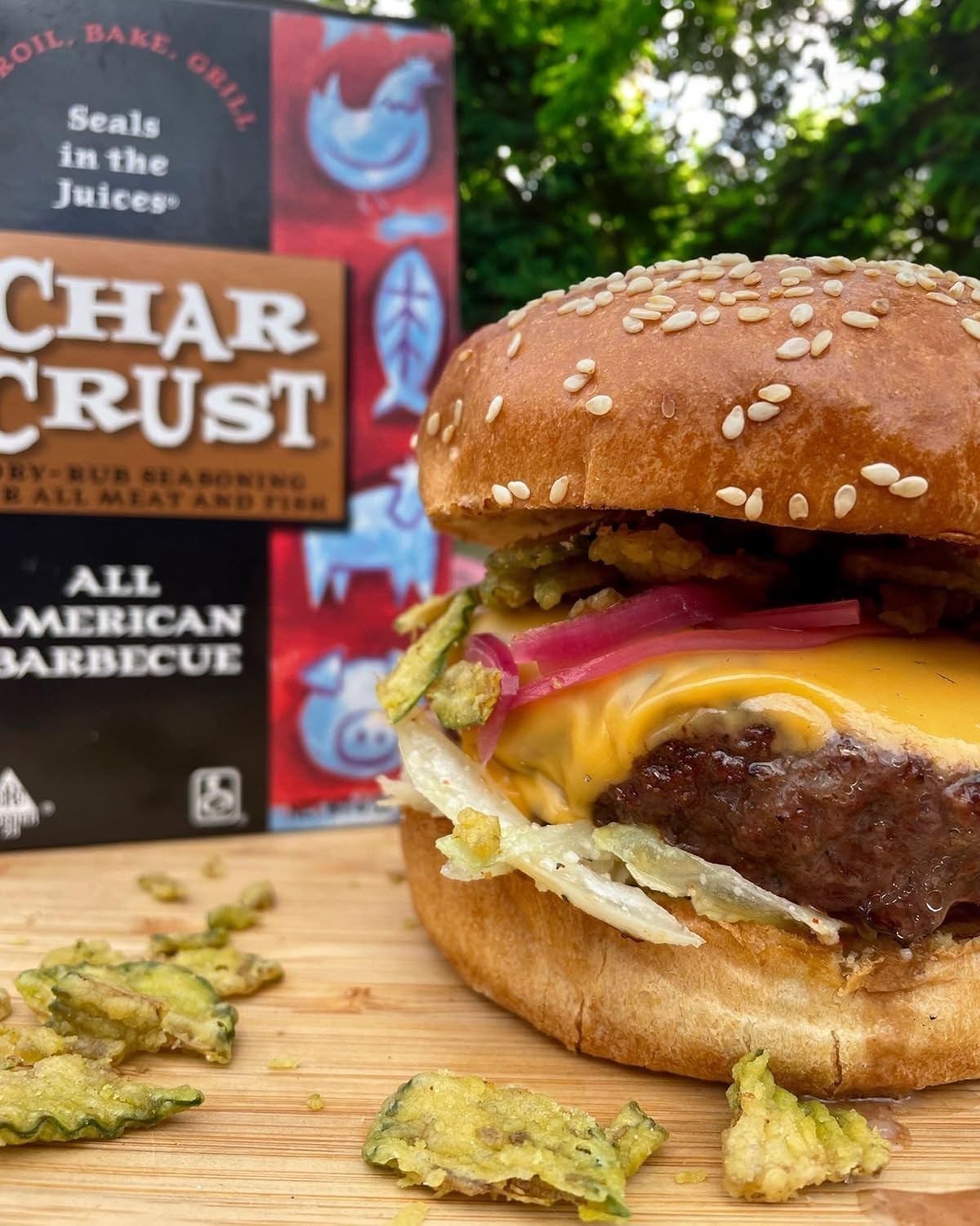 Char Crust Dry-Rub Seasoning All American BBQ 4-Ounce Pack of 6