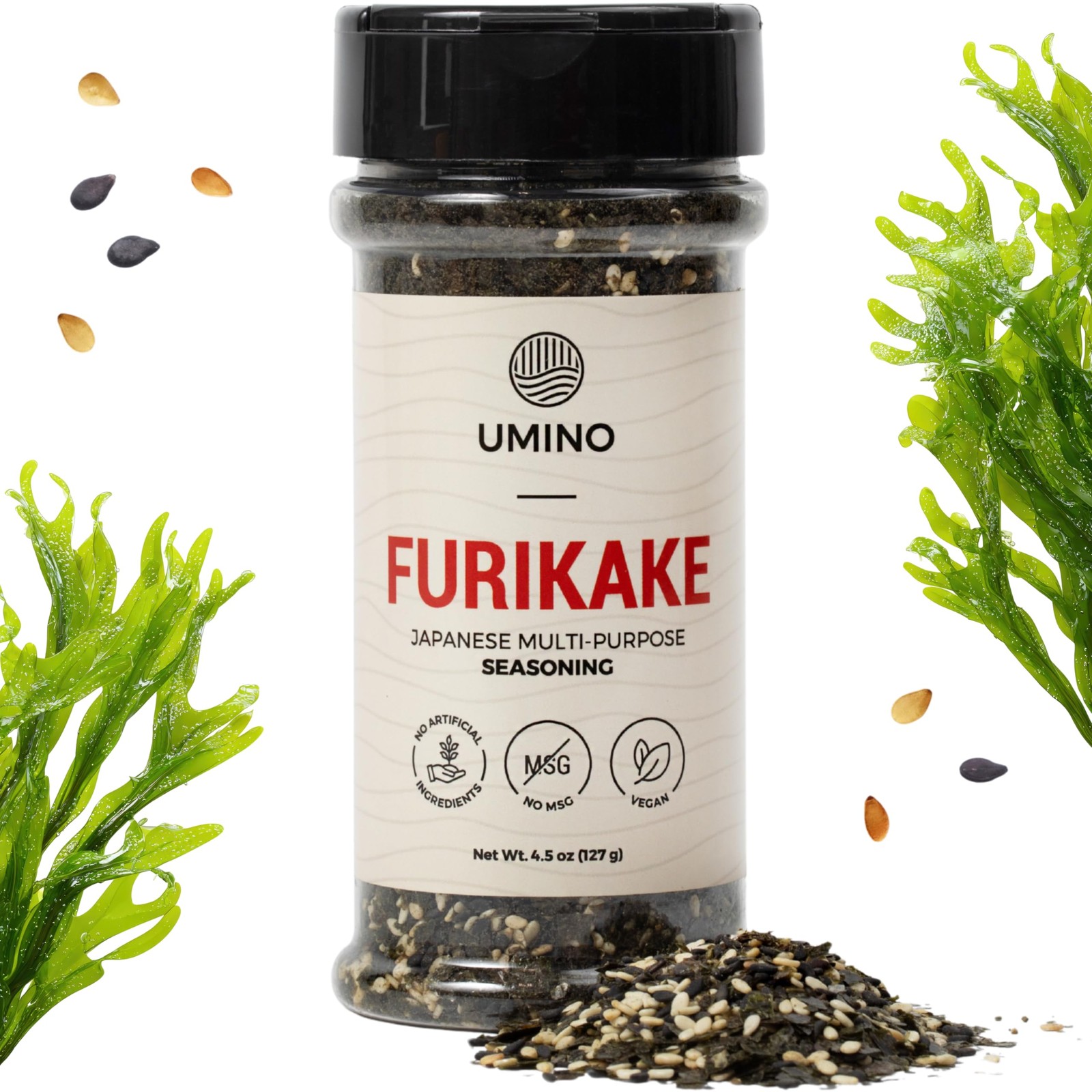 Furikake Large 4.5 oz | Multi-Purpose Japanese Seasoning with Nori, Sesame & …