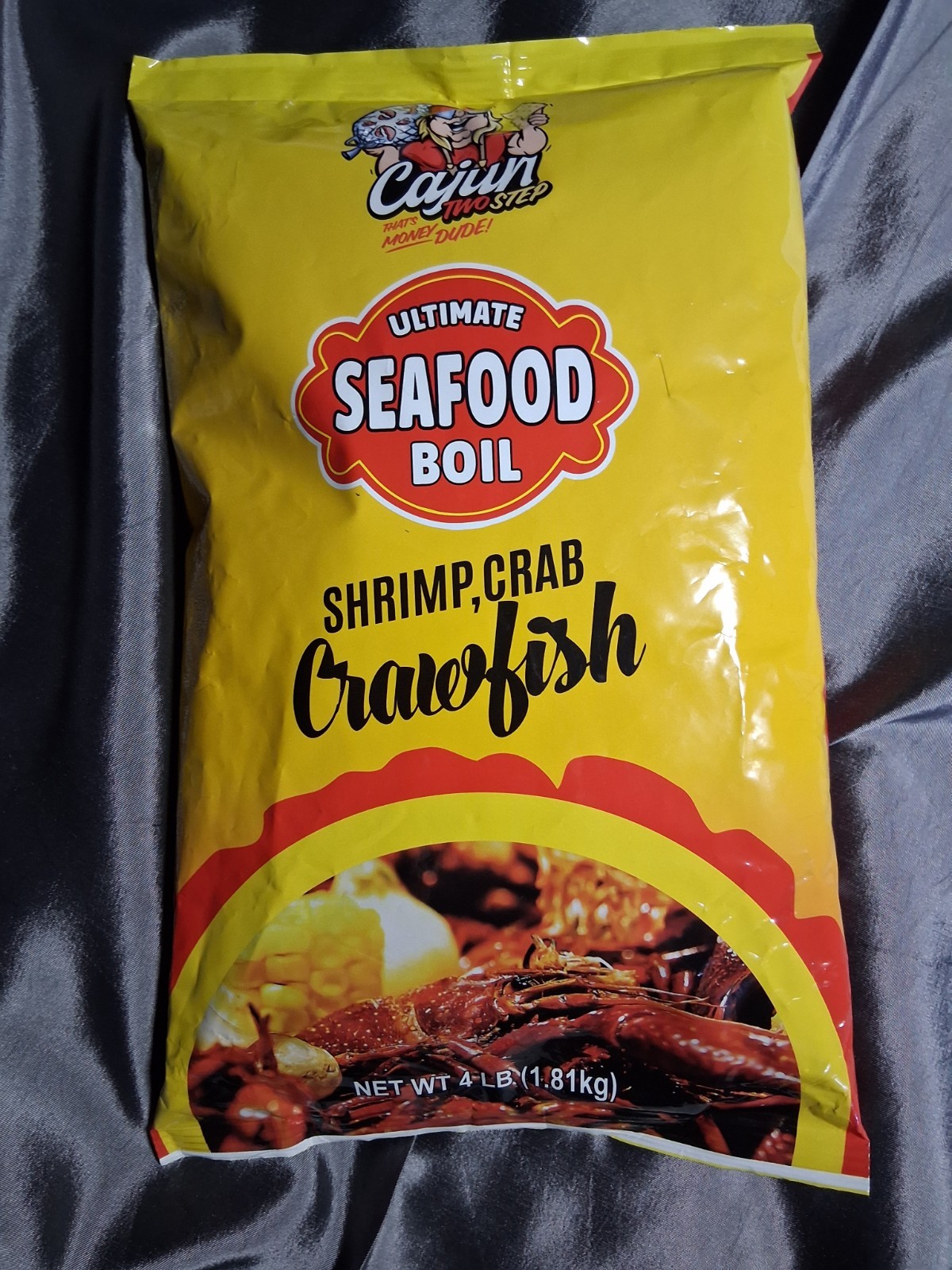 SEAFOOD BOIL SEASONING BY CAJUN TWO STEP LARGE 4 LB. BAG SHRIMP, CRAB, CRAWFISH