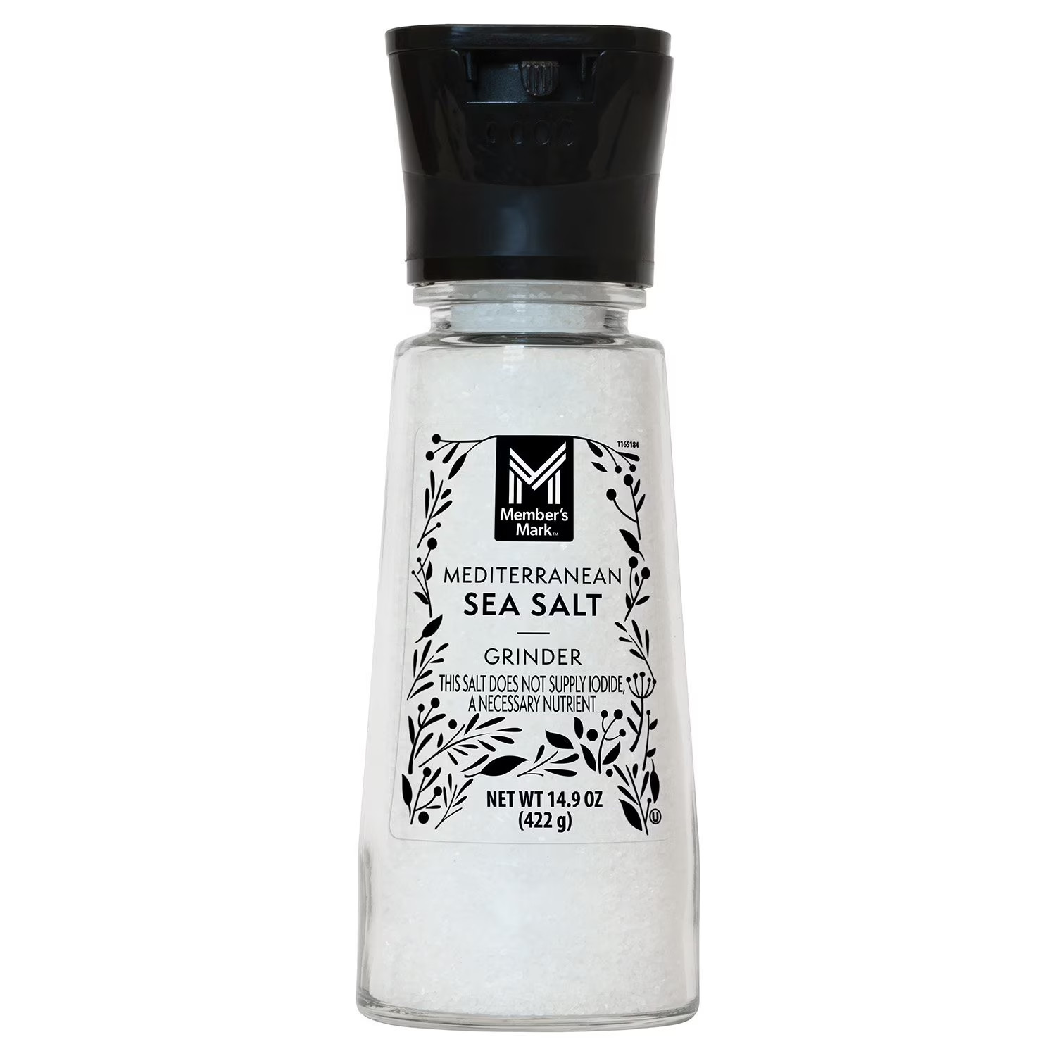 Member’s Mark Mediterranean Sea Salt with Adjustable Grinder, 14.9 Oz *2 PK