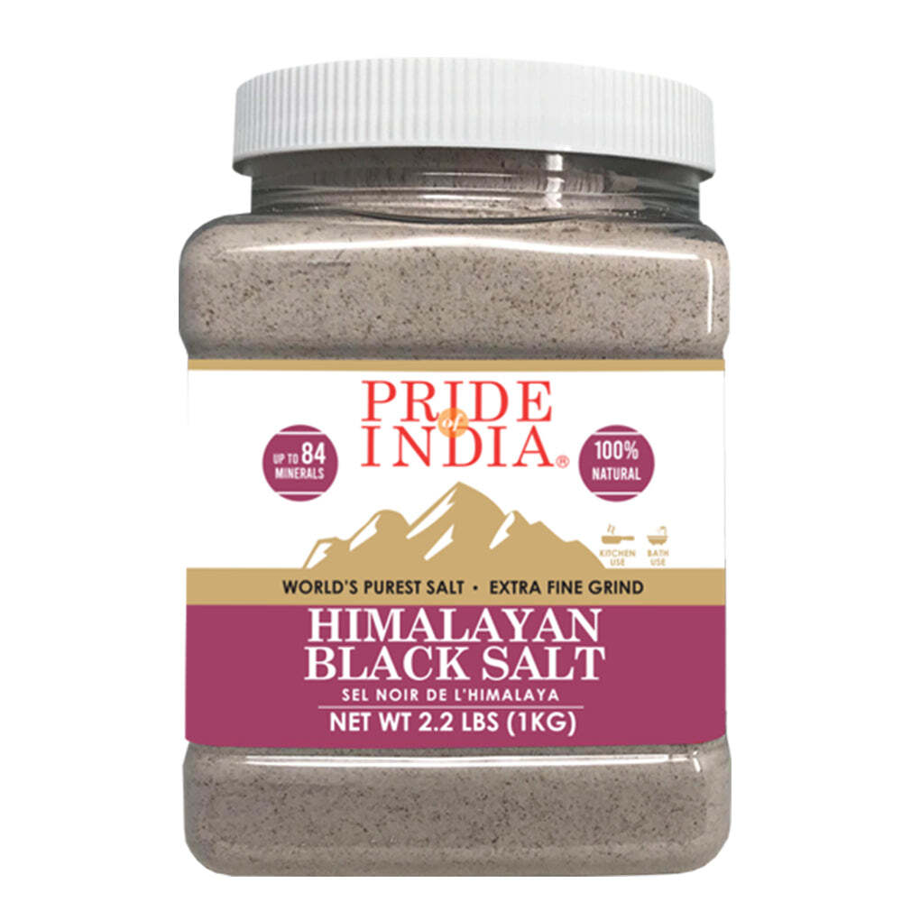 Himalayan Black Rock Salt (Kala Namak) – Extra Fine Grind