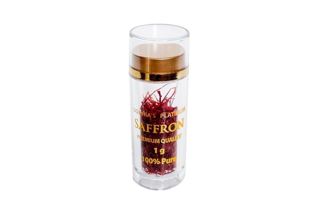 Sophia’s Platinum Saffron: 1 g Afghan Saffron Grade-A Premium Quality 100% Pure