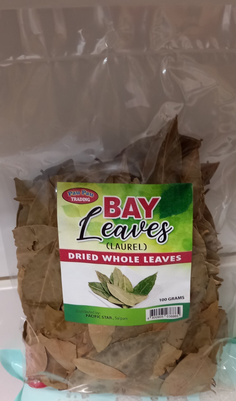 BAY LEAVES (Laurel) Dried Whole Leaves (1 Pack x 100g)