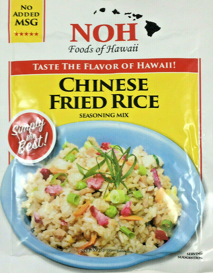NOH Foods of Hawaii CHINESE FRIED RICE Seasoning Mix 1 Oz 28g NO MSG Made in USA