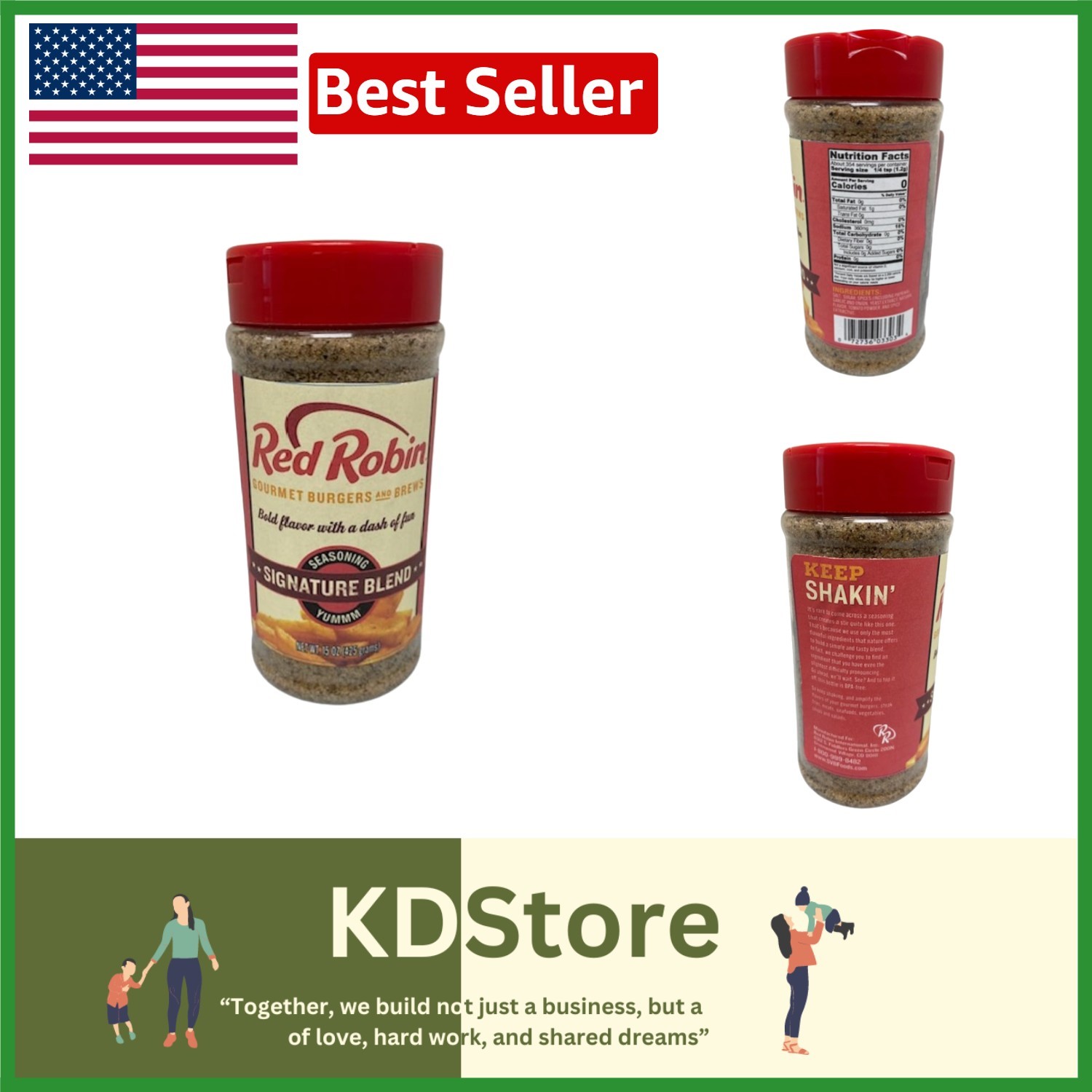 Elevate Your Cuisine with 15 Oz Signature Seasoning – Ideal for Burgers & More