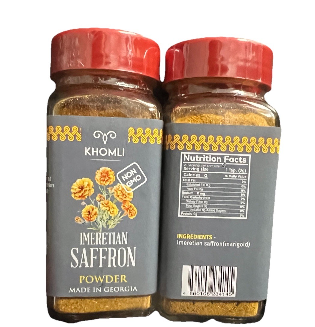 Imeretian SAFFRON Powder Georgian Dry Seasoning Khomli Non GMO Imported