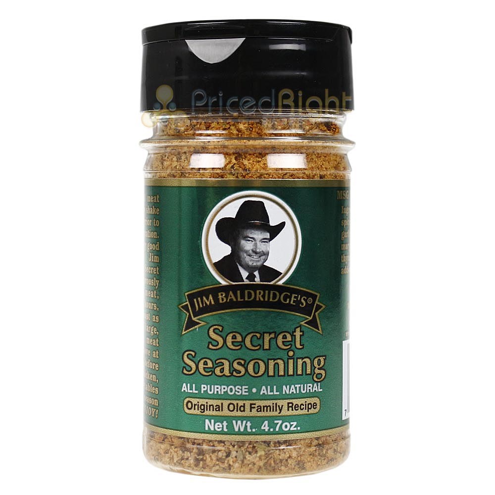 Jim Baldridge’s Secret Seasoning 4.7 Oz All Purpose All Natural Gluten Free