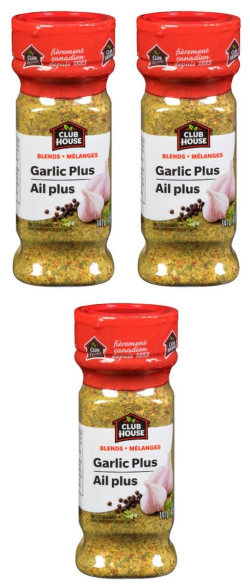 Club House Signature Blends Garlic Plus 141g (3 Pack)
